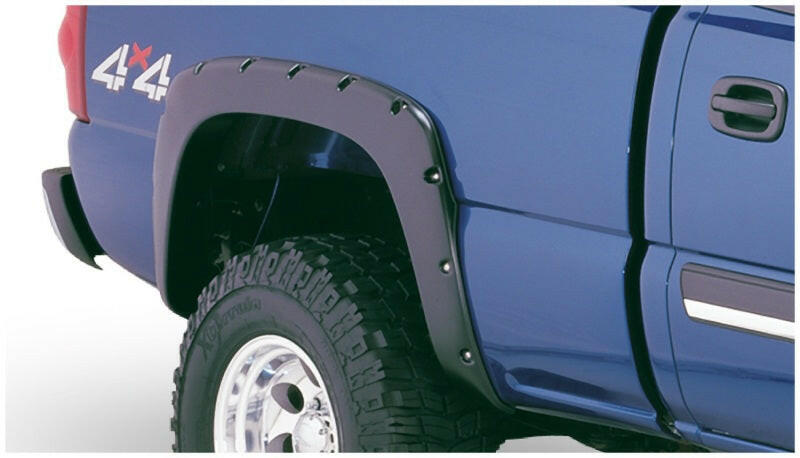 Bushwacker 21-22 Chevrolet Colorado (Ex ZR2) 61.7in Bed Fleetside FF Pocket Style Flares 4pc - Sm Bk Fender Flares Bushwacker
