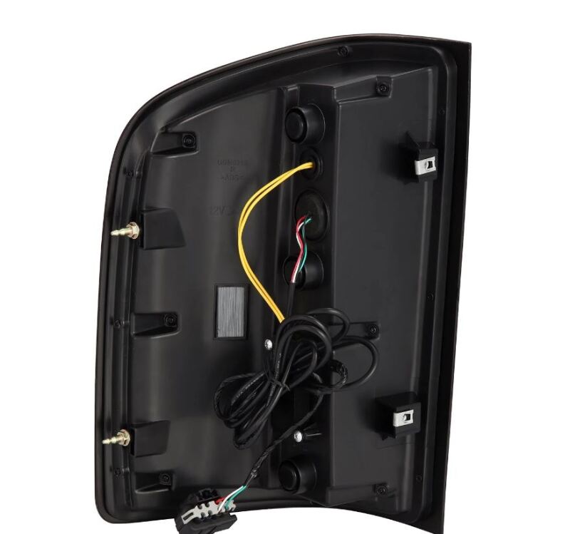 AlphaRex 07-14 Chevrolet Silverado 1500/2500HD/3500HD Luxx-Series LED Tail Lights Blk w/Smoked Lens Tail Lights AlphaRex