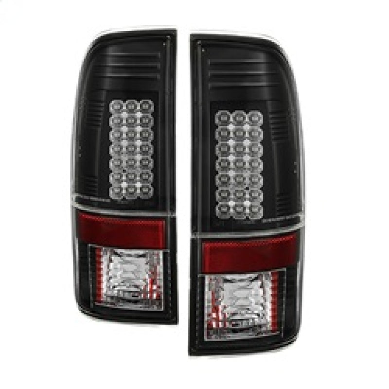 Spyder Ford Super Duty 08-15 LED Tail Lights Black ALT-YD-FS07-LED-BK Tail Lights SPYDER