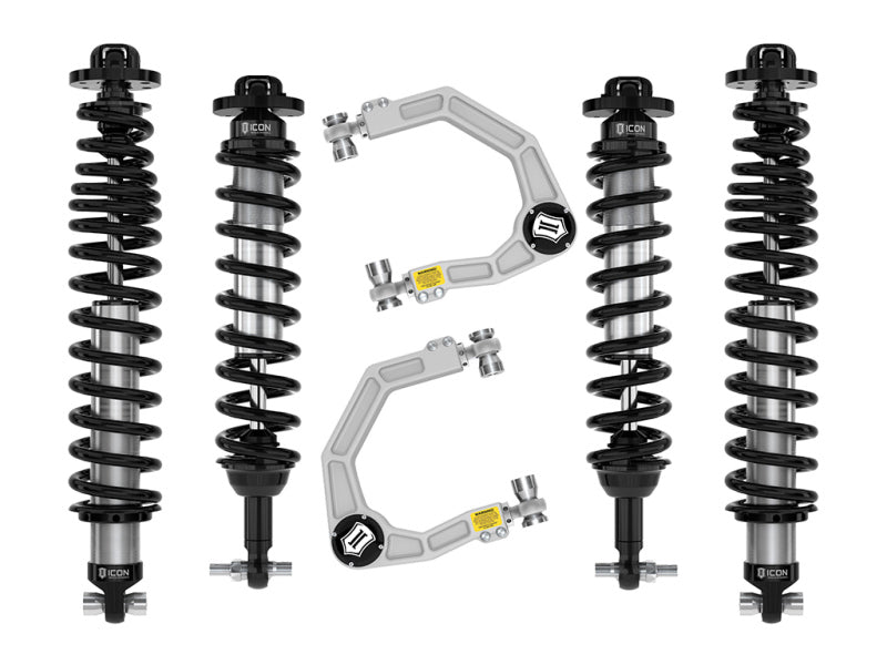 ICON 21-23 Bronco Sasquatch 2-3in Lift Stage 3 Suspension System Billet Heavy Rate Coilovers ICON