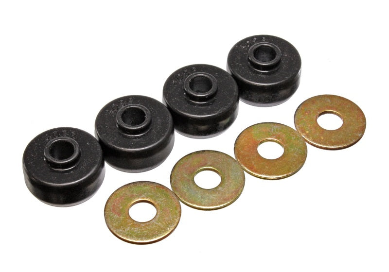 Energy Suspension 84-96 Chevy Corvette Black Spring Cushions for Rear Leaf Spring Bushing Set Bushing Kits Energy Suspension