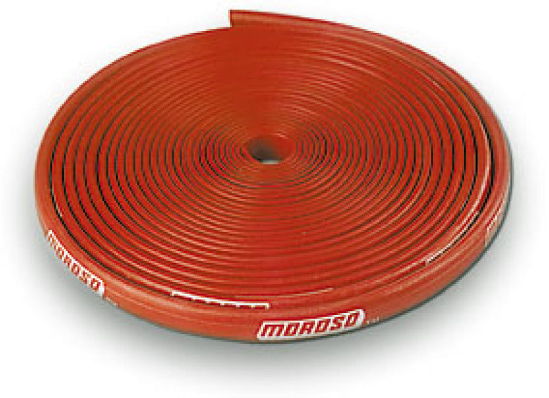 Moroso Insulated Spark Plug Wire Sleeve - 8mm - Red - 25ft Roll Spark Plugs Moroso