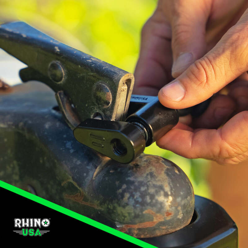 Rhino USA 2 5/16In Trailer Coupler Hd Lock Kit-2-Pieces Hitch Accessories Rhino USA