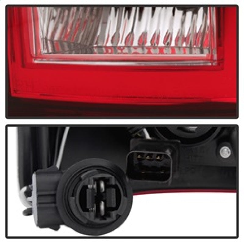 xTune Dodge Ram 02-06 1500 / Ram 2500/3500 03-06 LED Tail Light Red Clear ALT-JH-DR02-LED-RC Tail Lights SPYDER