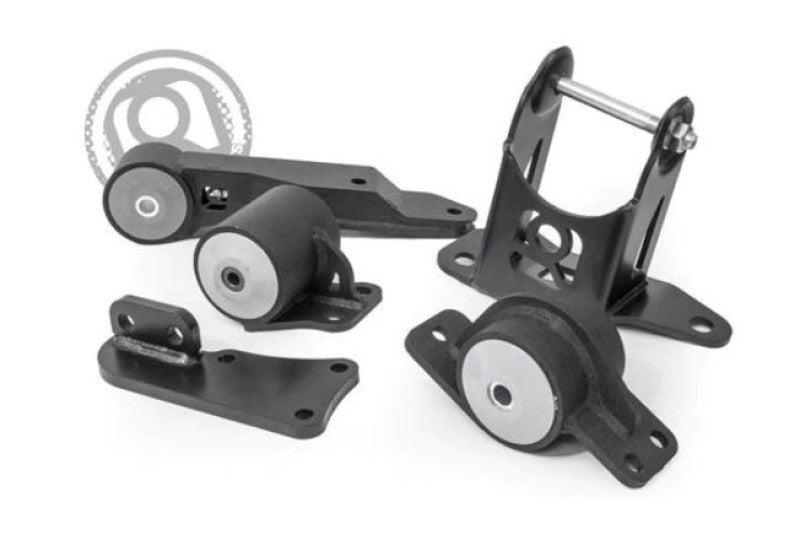 Innovative 00-07 Honda Insight K-Series Black Steel Mounts 75A Bushings (K20 Engine and Trans) Engine Mounts Innovative Mounts