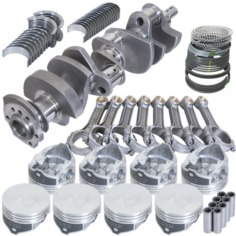 Eagle Chevy LT1350 1Pc 3.480in Crank 6.000in I-Beam Rods -7cc 4.060in Pistons Rotating Assembly Rotating Assemblies Eagle