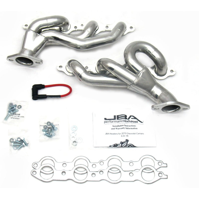 JBA 14-17 Chevy SS 6.2L LS 1-3/4in Primary Silver Ctd Cat4Ward Header Headers & Manifolds JBA