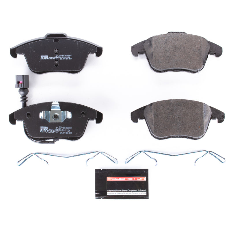 Power Stop 17-18 Volkswagen Tiguan Limited Euro-Stop ECE-R90 Front Brake Pads Brake Pads - OE PowerStop