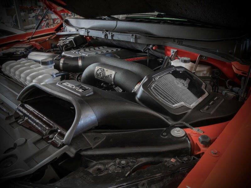 aFe 21-22 Ford F-150 Raptor V6-3.5L(tt) Momentum XP Cold Air Intake System Blk w/ Pro Dry S Filter Cold Air Intakes aFe