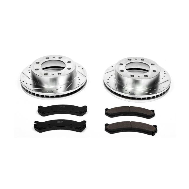 Power Stop 02-04 Chevrolet Avalanche 2500 Front Z23 Evolution Sport Brake Kit Brake Kits - Performance D&S PowerStop