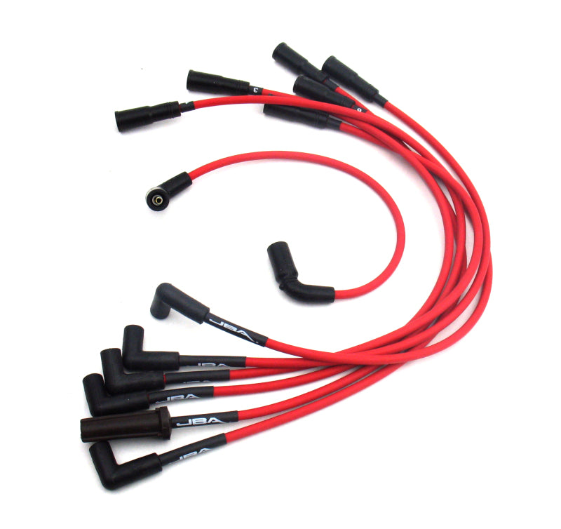 JBA 96-03 GM 4.3L Truck Ignition Wires - Red Spark Plug Wire Sets JBA