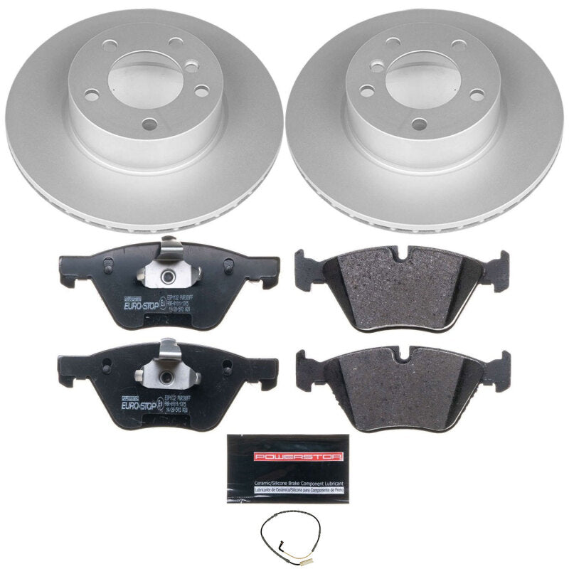 Power Stop 2006 BMW 325xi Front Euro-Stop Brake Kit Brake Kits - OE PowerStop