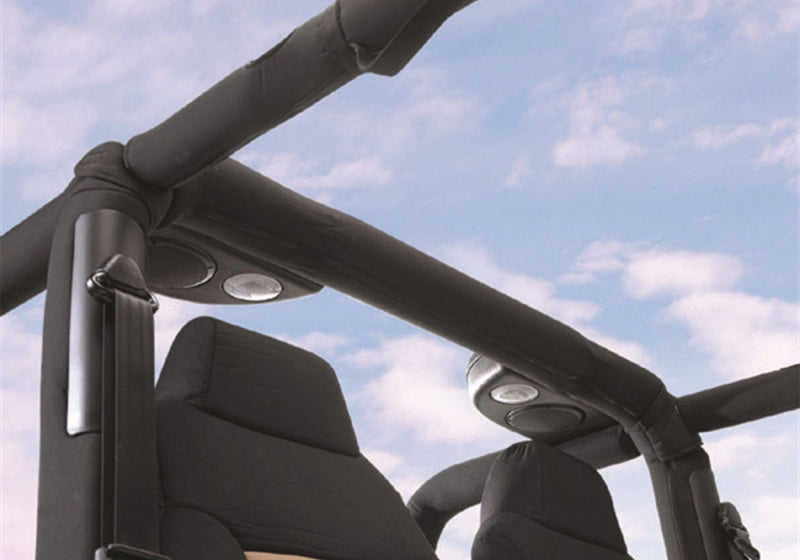 Rampage 1986-1994 Suzuki Samurai Roll Bar Padding Kit - Black Diamond Roll Cage Components Rampage