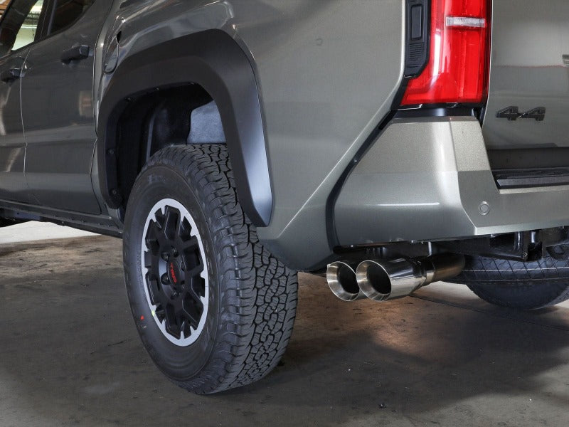 aFe 24-25 Toyota Tacoma L4-2.4L (t) Vulcan Series 2.5in to 3in Cat-Back w/ Polished Tip Catback aFe