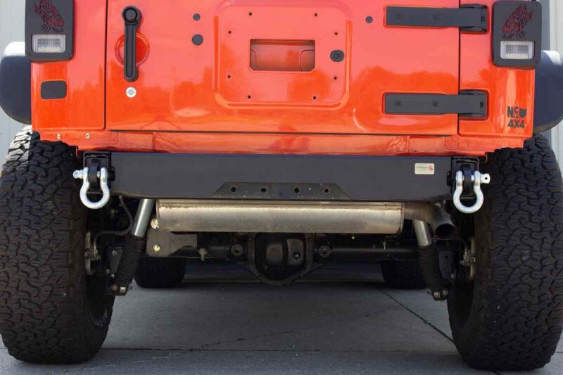 Fishbone Offroad 07-18 JK Wrangler Rubicon and Unlimited Jeep JK Rear D-Ring Frame Mounts Bumper Accessories Fishbone Offroad