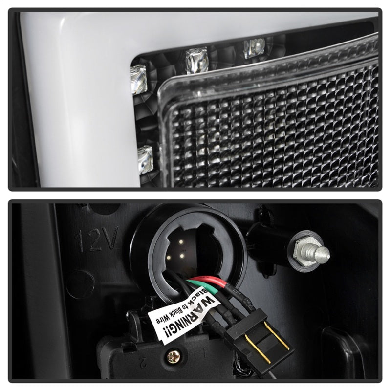 Spyder 16-17 Toyota Tacoma LED Tail Lights - Black (ALT-YD-TT16-LED-BK) Tail Lights SPYDER