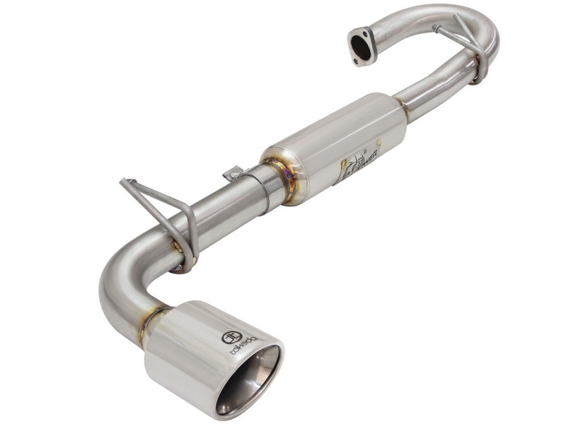 aFe 11-16 Scion TC L4-2.5L 304SS 2-1/4in to 2-1/2in Axle-Back Takeda Exhaust w/ Polished Tip Axle Back aFe