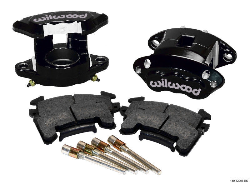 Wilwood D154 Front Caliper Kit - Black 2.50in Piston 0.81in Rotor Big Brake Kits Wilwood