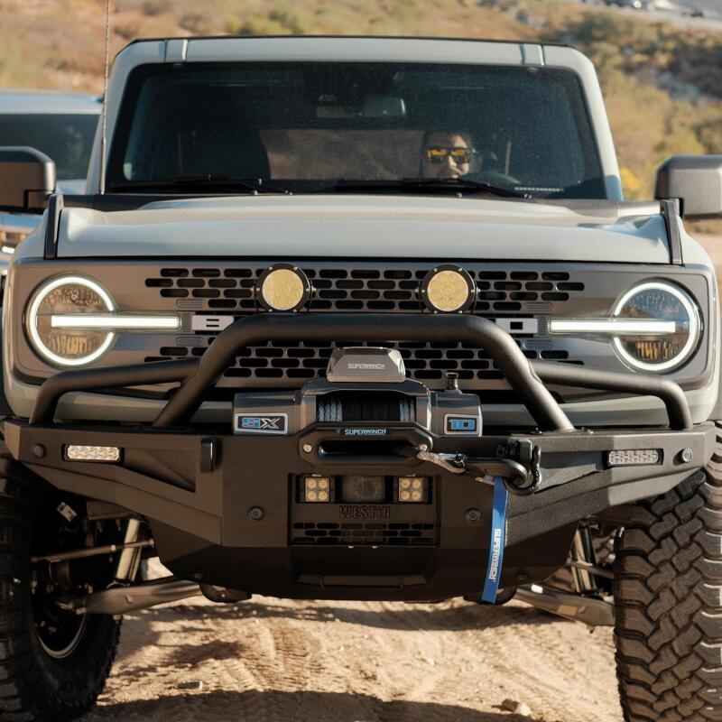 Westin 21-23 Bronco (Excl. Sport) XTS Round Bull Bar - Tex. Blk Bull Bars Westin