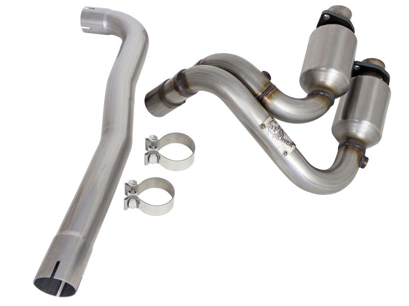 aFe Power Direct Fit Catalytic Converter Replacements Front 04-06 Jeep Wrangler (TJ/LJ) I6-4.0L Catalytic Converter Direct Fit aFe