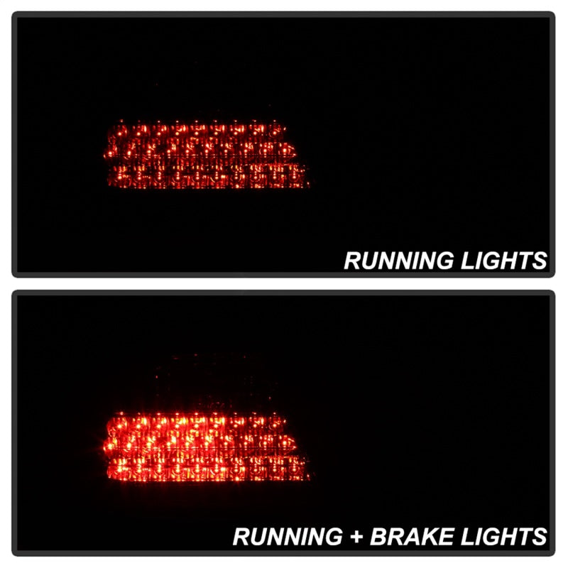 xTune Mercedes Benz W210 E-Class 96-02 LED Tail Lights Red Smoke ALT-CL-MBW210-LED-RSM Tail Lights SPYDER
