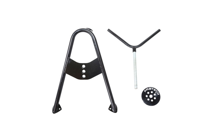 Fabtech Universal Spare Tire Angled Mount - Black Spare Tire Carriers Fabtech