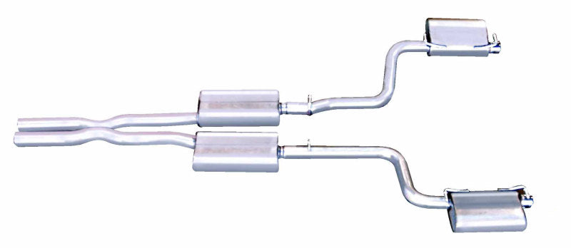 Gibson 08-10 Dodge Challenger SRT8 6.1L 2.5in Cat-Back Dual Exhaust - Stainless Catback Gibson