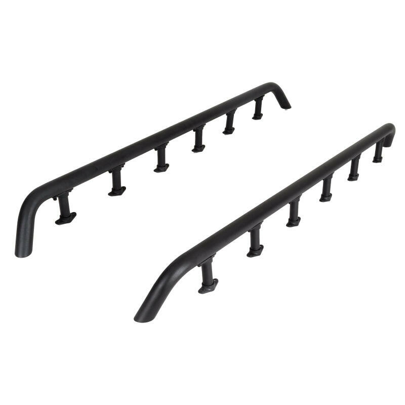 Go Rhino SRM500 Dual Rail Kit (For 75in. Long Rack) - Tex. Blk (Rails ONLY - Req. Platform) Roof Baskets Go Rhino
