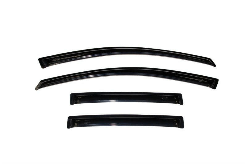 AVS 07-12 Nissan Versa Hatch Ventvisor Outside Mount Window Deflectors 4pc - Smoke Wind Deflectors AVS