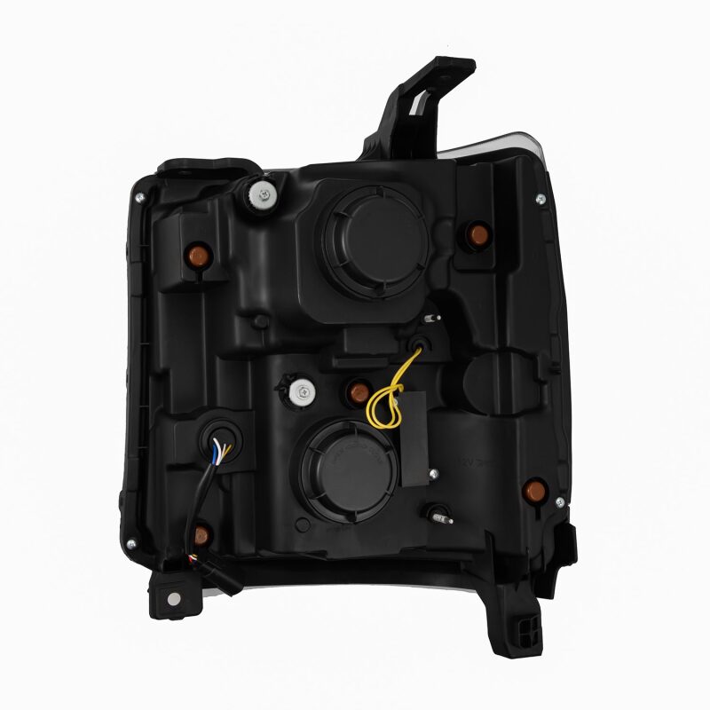 AlphaRex 16-18 Chevy 1500HD NOVA-Series LED Proj Headlghts Alpha BK Atv Lgt/SeqSig & DRL(Req 810023) Headlights AlphaRex