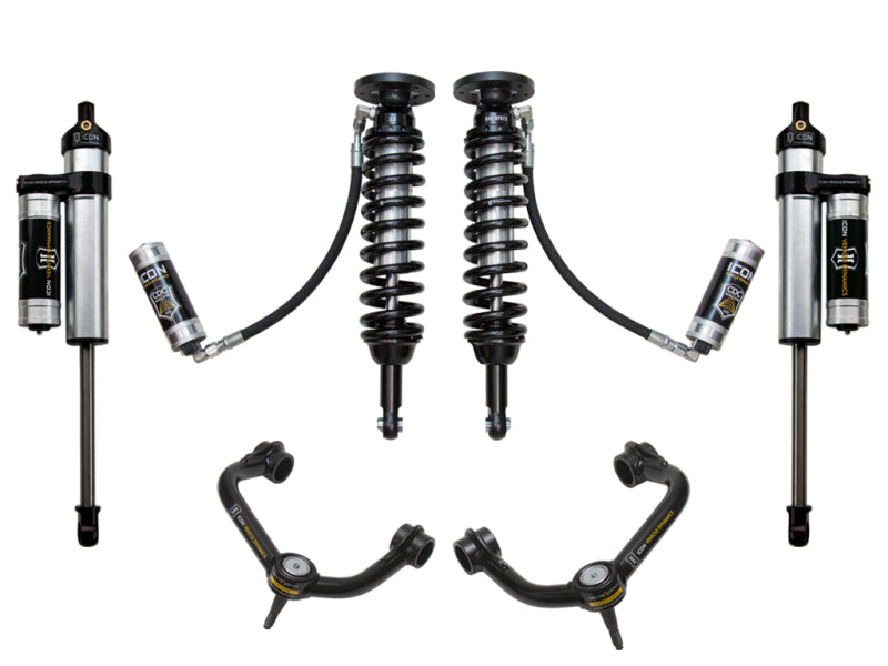 ICON 09-13 Ford F-150 2WD 1.75-2.63in Stage 4 Suspension System w/Tubular Uca Coilovers ICON