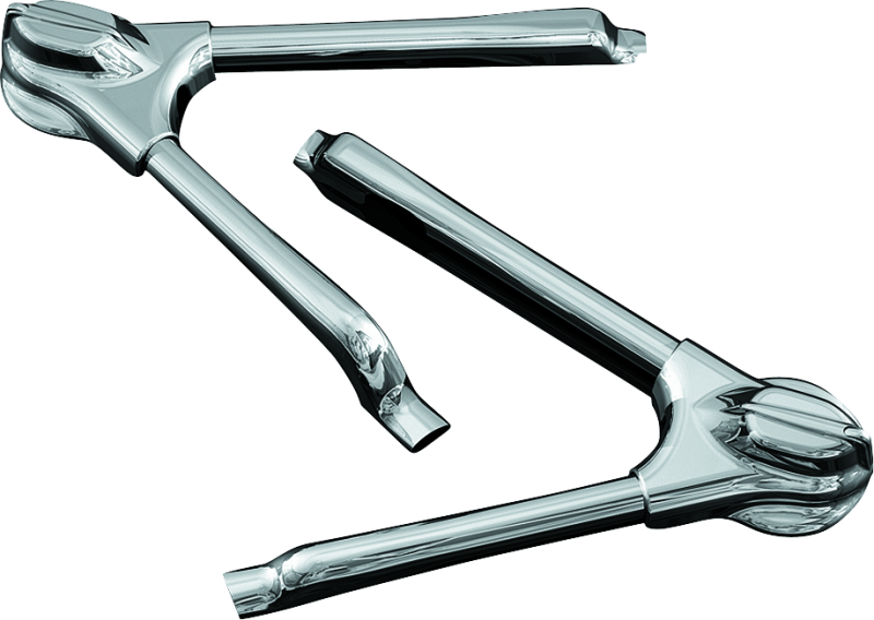 Kuryakyn Swingarm Tube Covers 08-17 Softail Models Chrome Swingarms Kuryakyn
