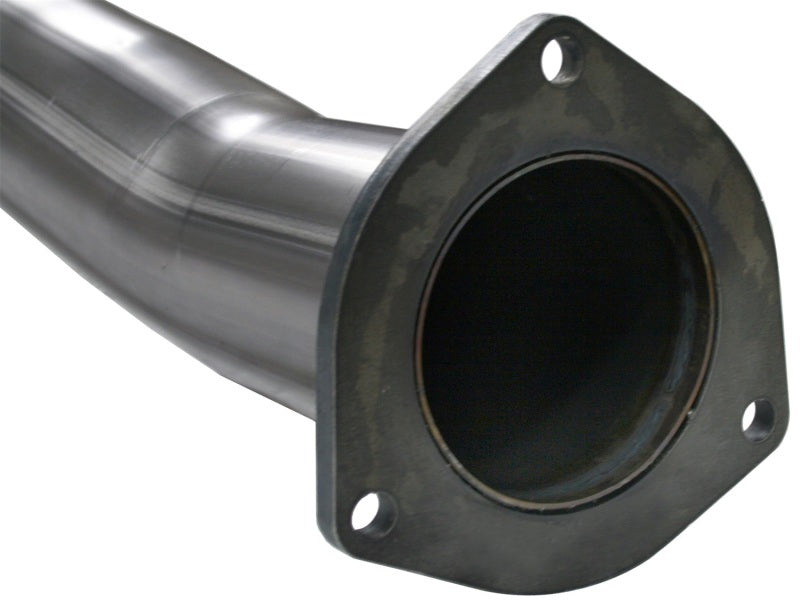 aFe MACHForce XP 4in DPF-Back SS Exhaust 5/07-10 GM Diesel Trucks V8-6.6L (td) LMM DPF Back aFe