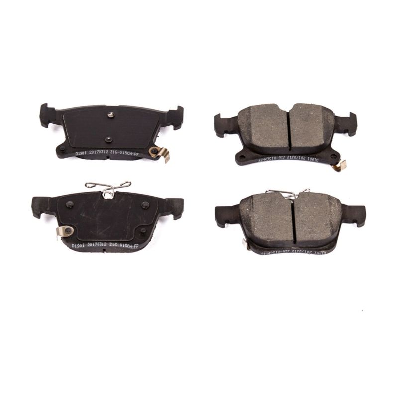 Power Stop 17-19 Chrysler Pacifica Rear Z16 Evolution Ceramic Brake Pads Brake Pads - OE PowerStop
