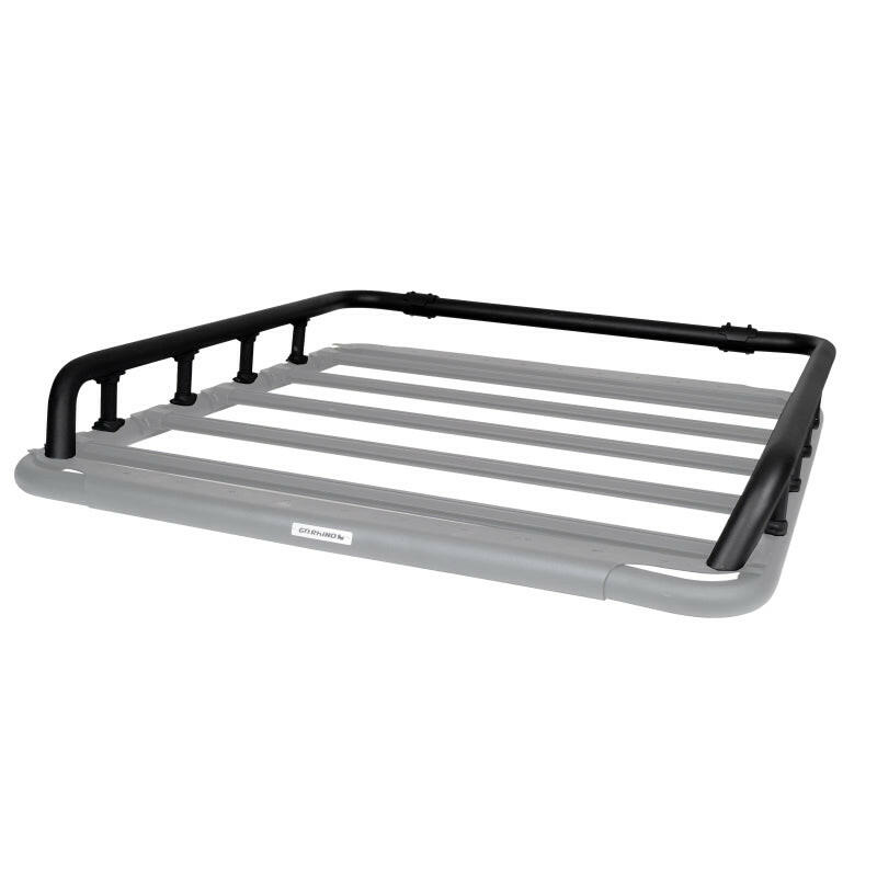 Go Rhino SRM500 Tri-Rail Kit (For 55in. Long Rack) - Tex. Blk (Rails ONLY - Req. Platform) Roof Baskets Go Rhino