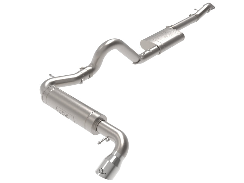 aFe Apollo GT 3in 409 SS Cat-Back Exhaust 2021 Ford Bronco L4-2.3L (t)/V6-2.7L (tt) w/ Polished Tips Catback aFe