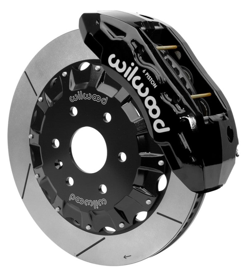 Wilwood TX6R Big Brake Truck Front Brake Kit 16in Rotor BLK w/ Lines 19-25 Cadillac/Chevrolet/GMC Big Brake Kits Wilwood