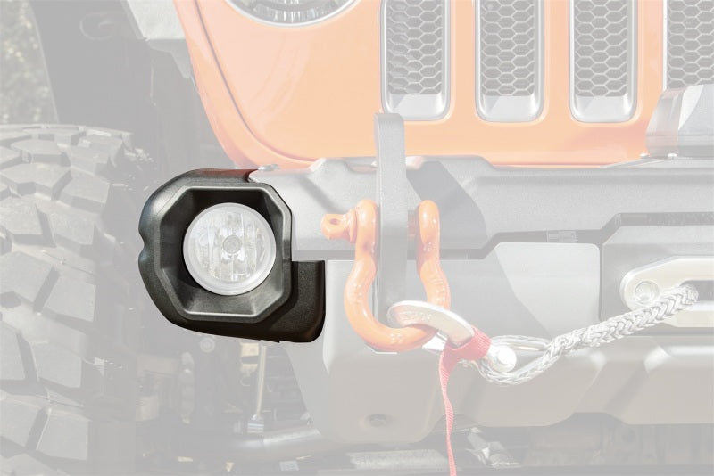 Rugged Ridge Jeep 19-22 Wrangler JL/20-22 Gladiator Venator Front Bumper Stubby Ends - Black Bumper Accessories Rugged Ridge