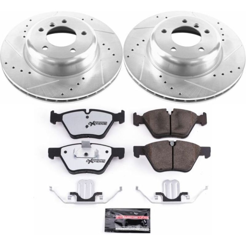 Power Stop 09-16 BMW Z4 Front Z26 Street Warrior Brake Kit Brake Kits - Performance D&S PowerStop