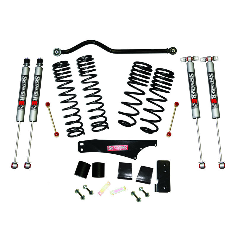 Skyjacker 2007-2018 Jeep Wrangler JK 2 Door 4WD Long Travel 3.5in-4in Lift Kit w/M95 Monotube Shocks Lift Kits Skyjacker