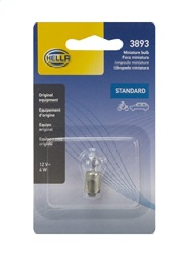 Hella Bulb 3893 12V 4W Ba9S T275 Bulbs Hella