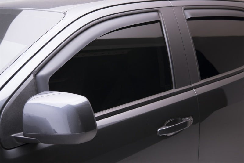 EGR 15 Chevy Colorado/GMC Canyon Crew Cab In-Channel Window Visors - Set of 4 - Matte (571395) Wind Deflectors EGR