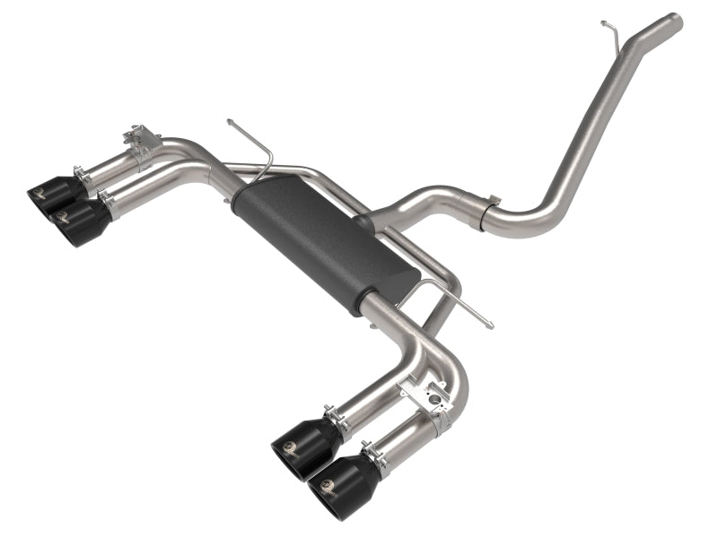 aFe MACHForce XP 3in-2.5in 304SS Exhaust Cat-Back 15-20 Audi S3 L4-2.0L (t) - Black Tips Catback aFe