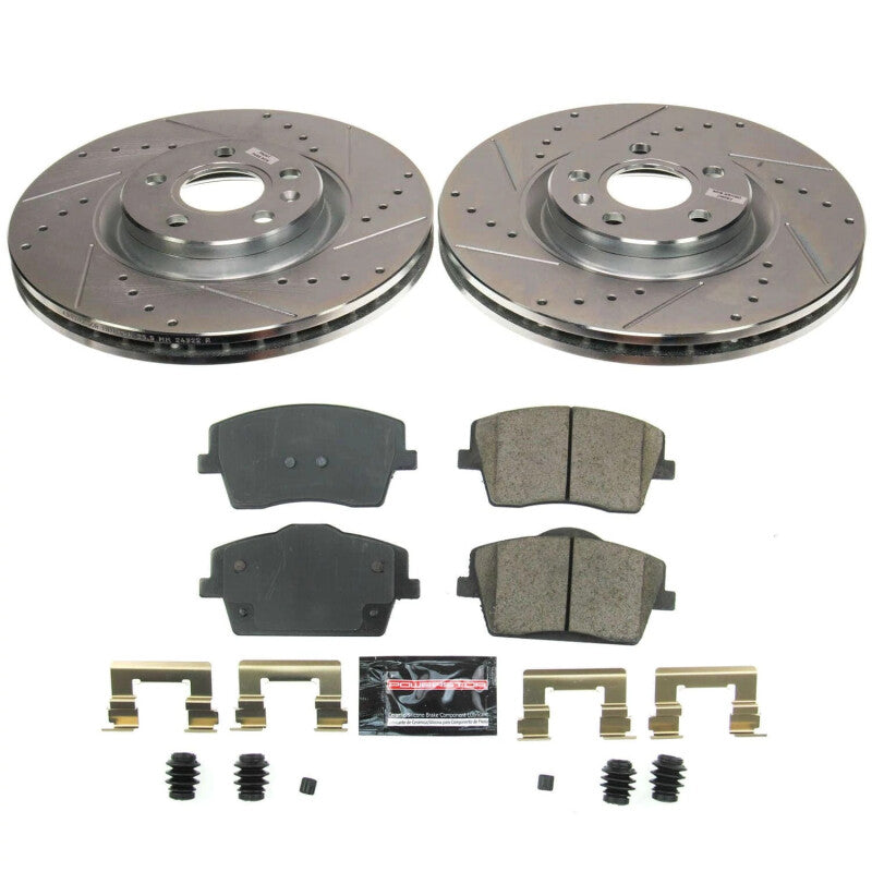 Power Stop 19-22 Volvo XC40 Front Z23 Evolution Brake Kit Brake Kits - Performance D&S PowerStop