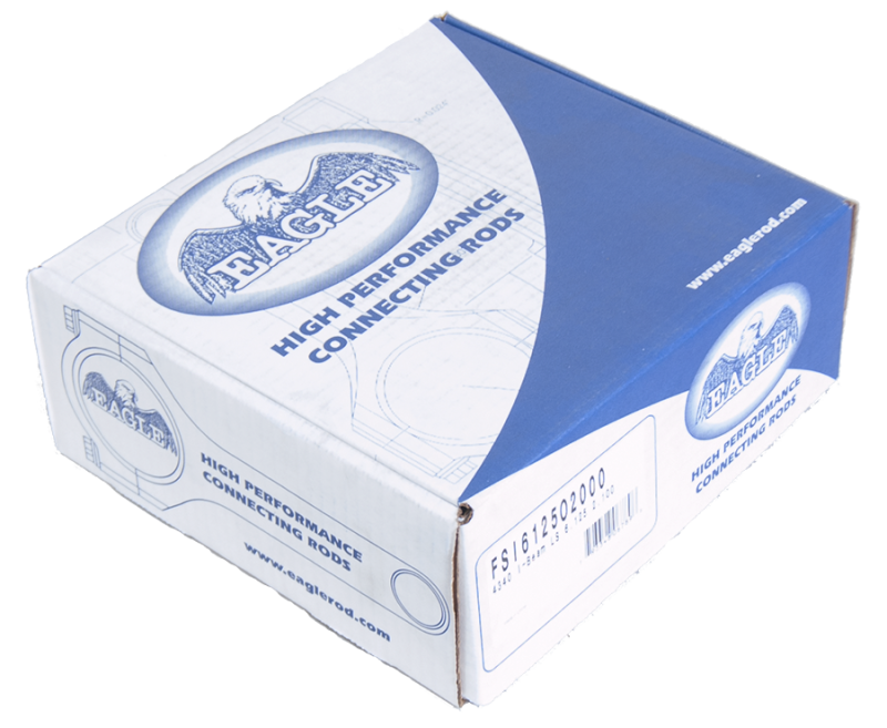 Eagle Chevrolet LS 4340 I-Beam Connecting Rod 6.125in w/ ARP 2000 (Set of 8) Connecting Rods - 8Cyl Eagle