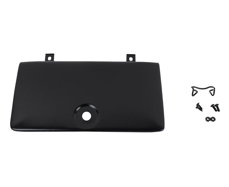 Kentrol 72-86 Jeep CJ Glove Box Door Use with OE Key Lock - Powdercoat Black Dash & Interior Trim Kentrol