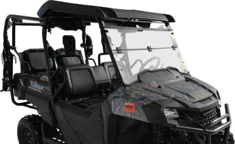 QuadBoss 14-22 Honda SXS700 Pioneer 700 Windbreak Folding Windshield Windshields QuadBoss