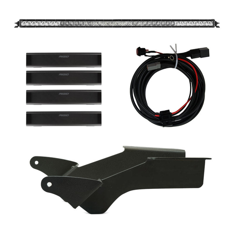 Rigid Industries 2021 Ford Bronco Roof Rack Light Kit (Incl. SR spot/flood Combo Bar) Light Mounts Rigid Industries