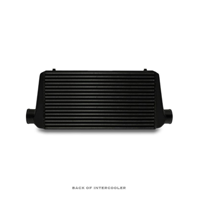 Mishimoto Universal Black S Line Intercooler Overall Size: 31x12x3 Core Size: 23x12x3 Inlet / Outlet Intercoolers Mishimoto