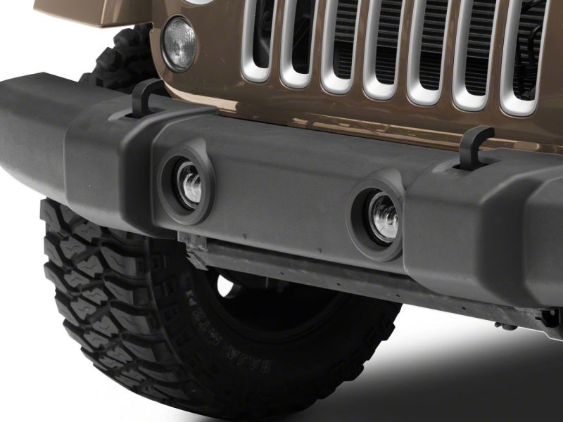 Raxiom 07-18 Jeep Wrangler JK Axial Series 4-In LED Fog Lights w/ RGB Halo Headlights Raxiom